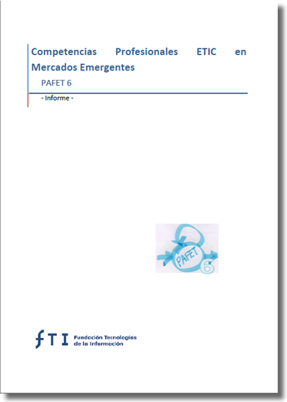 Informe PAFET: Competencias Profesionales ETIC en Mercados Emergentes