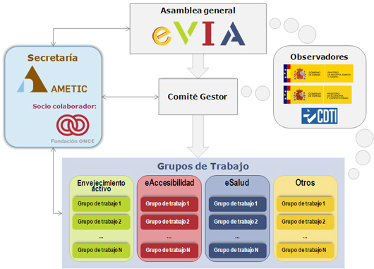 Estructura organización eVIA